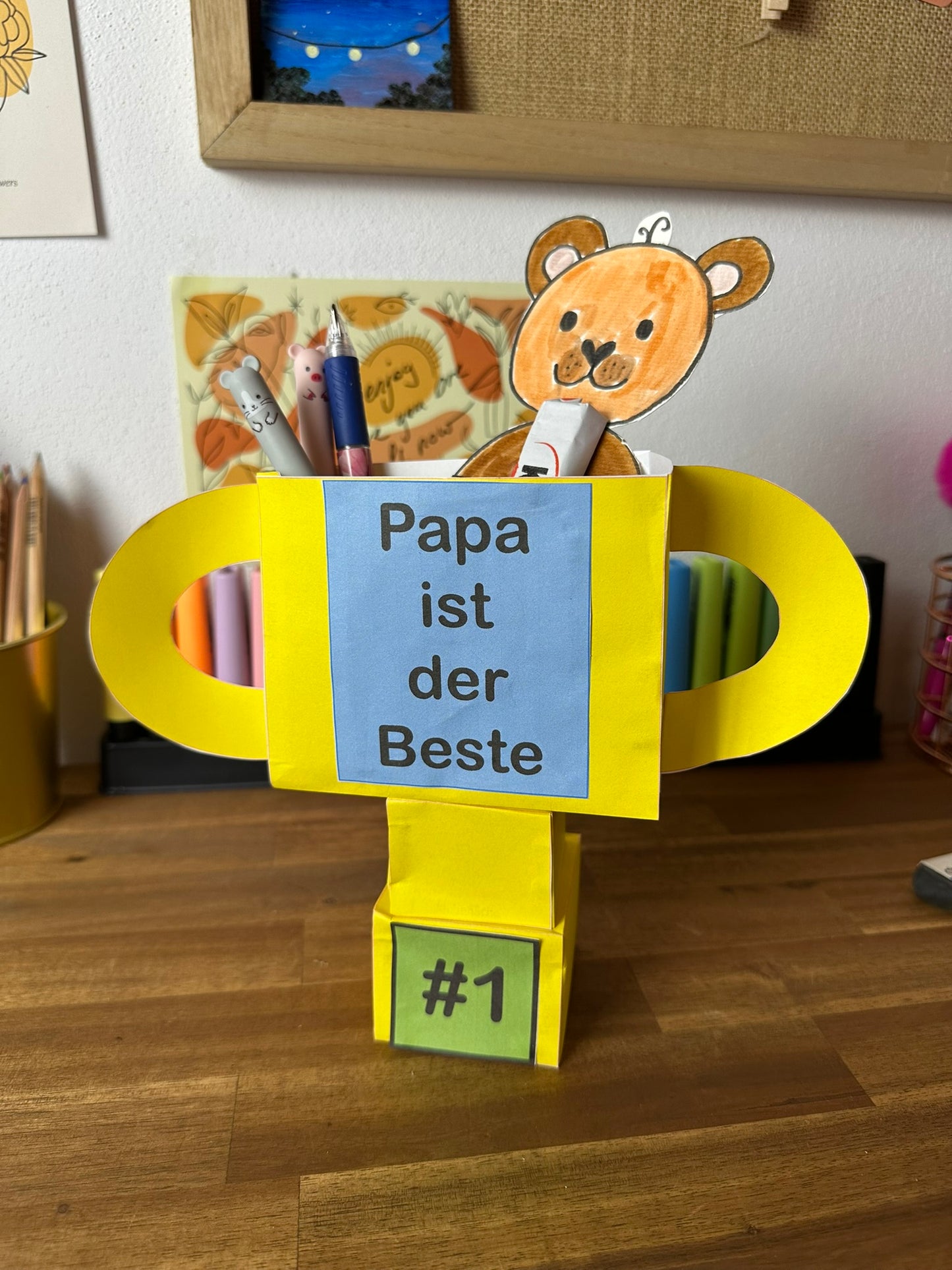 Vatertag Pokal Druckvorlage (Digitaler Download)
