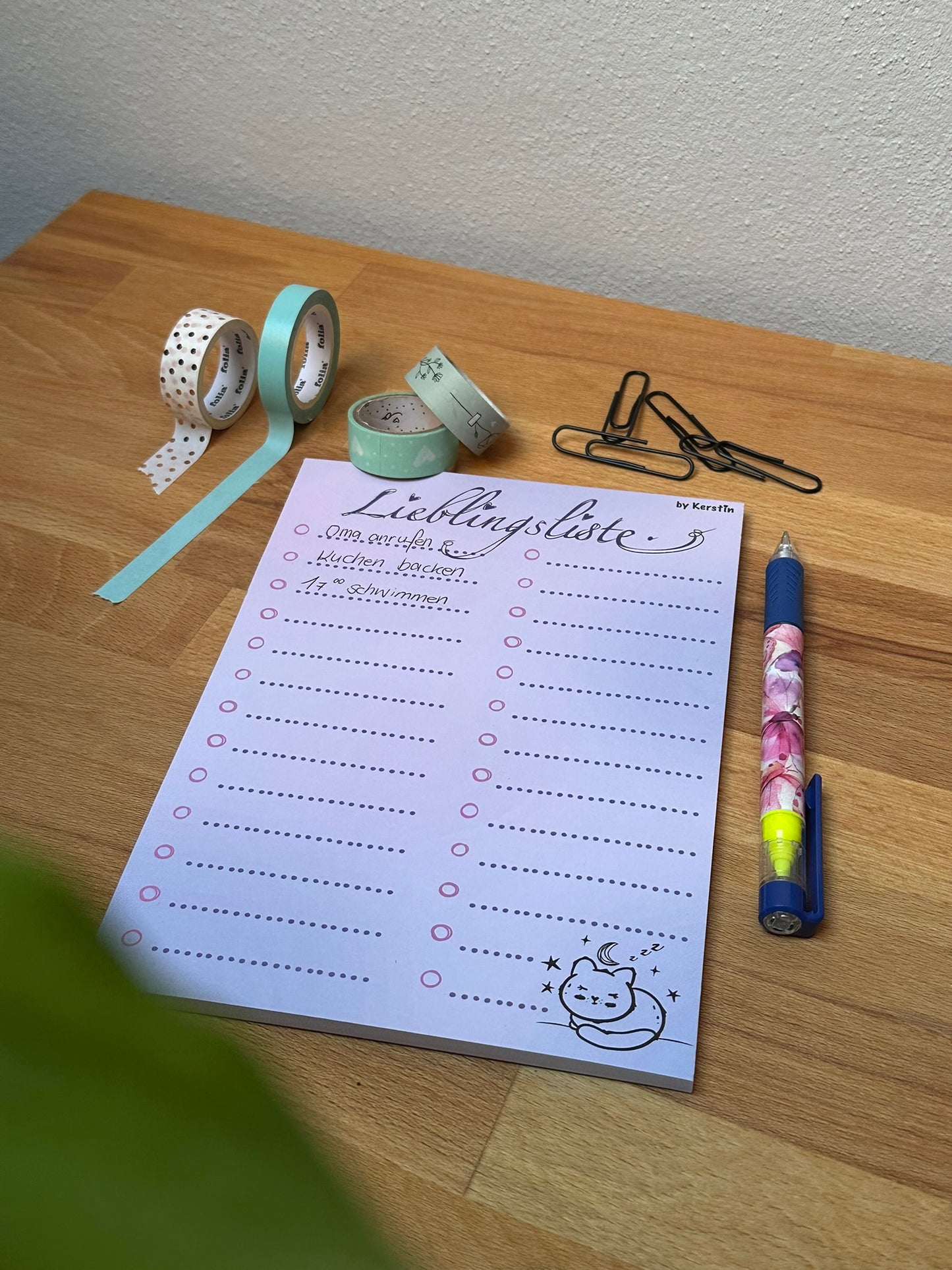 Kugelschreiber mit Textmarker "Butterfly"