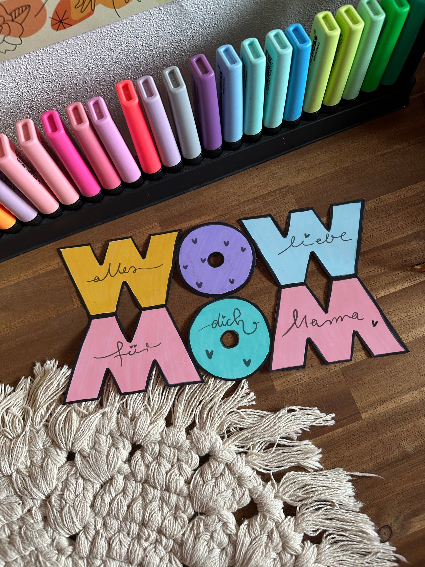 Muttertagskarte WOW Mom (Digitaler Download)