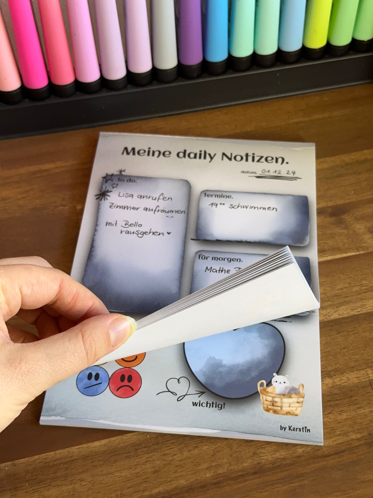 Schreibblock A5 "Daily Organiser"