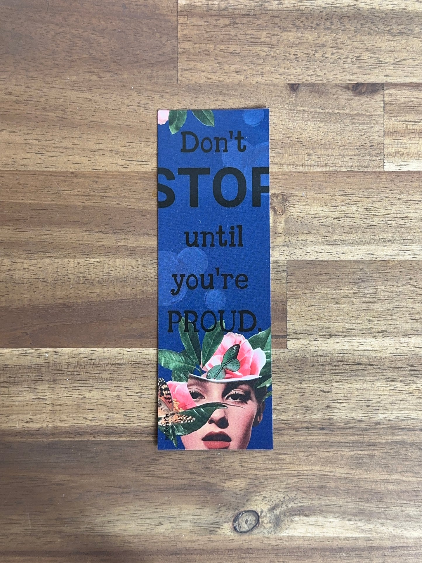 Lesezeichen "Don't stop"