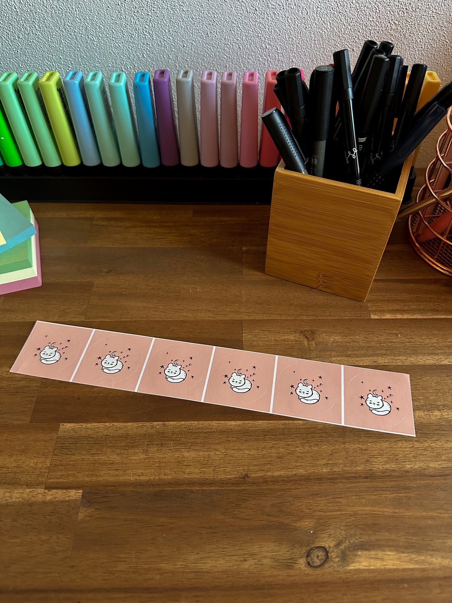 Aufkleber "Traumkatze" (6er Streifen)