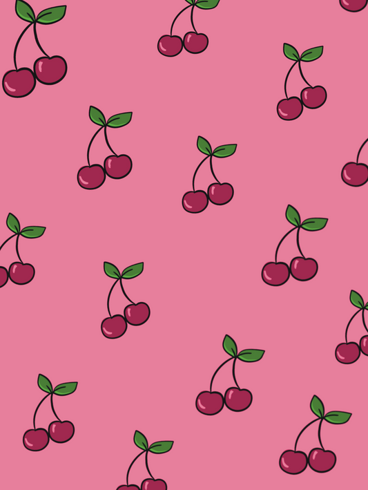 Wallpaper Cherry Cherry Lady