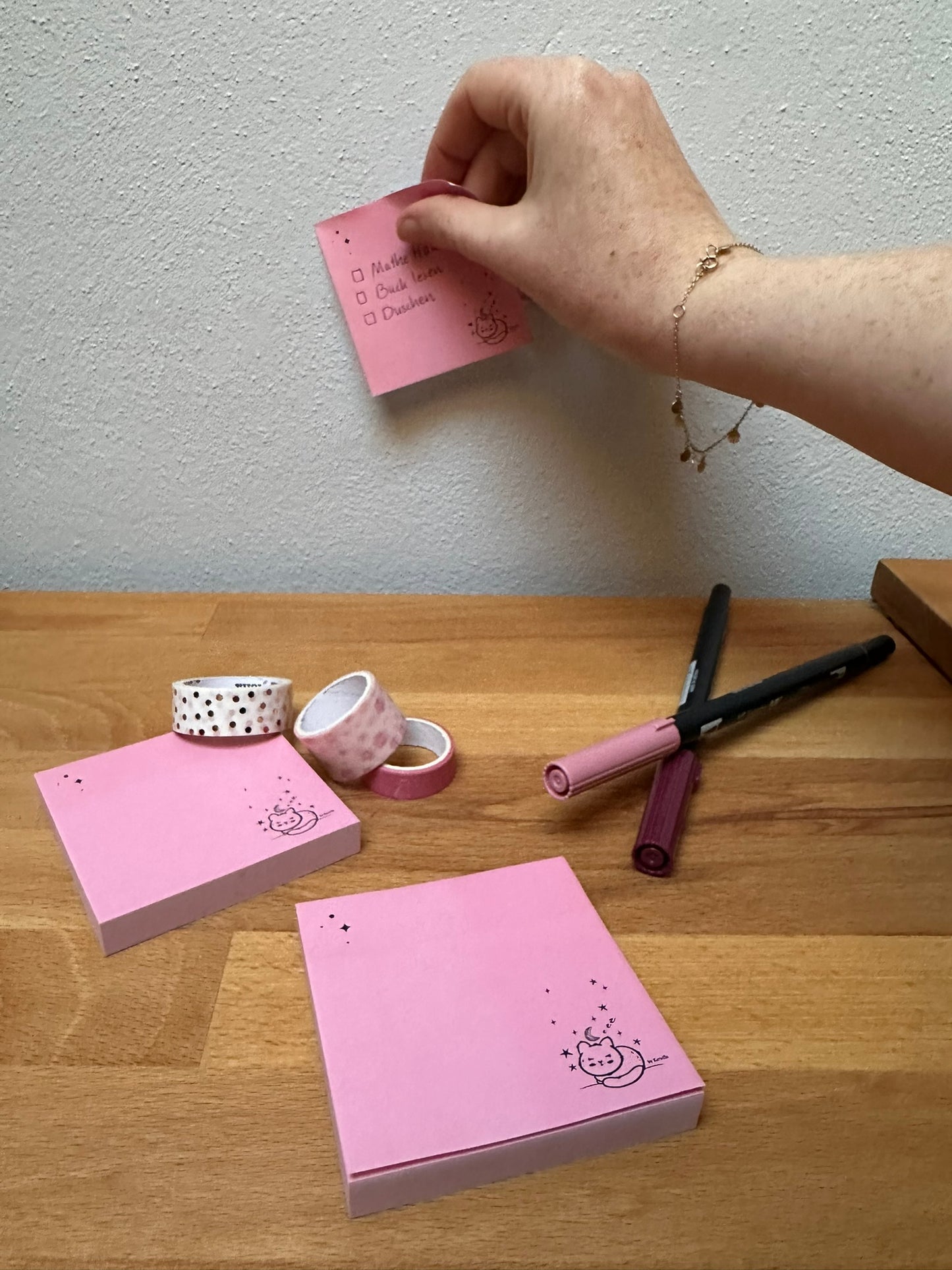 Haftnotizen "Traumkatze"
