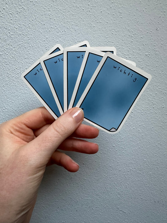 Aufkleber "Wichtig" (5er Bundle)