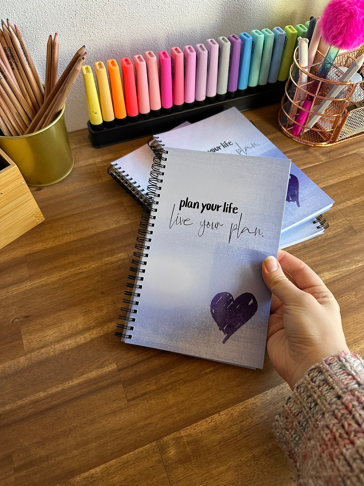 Notizbuch "Live your plan"