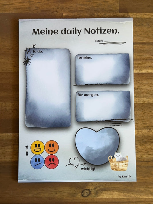 Schreibblock A5 "Daily Organiser"