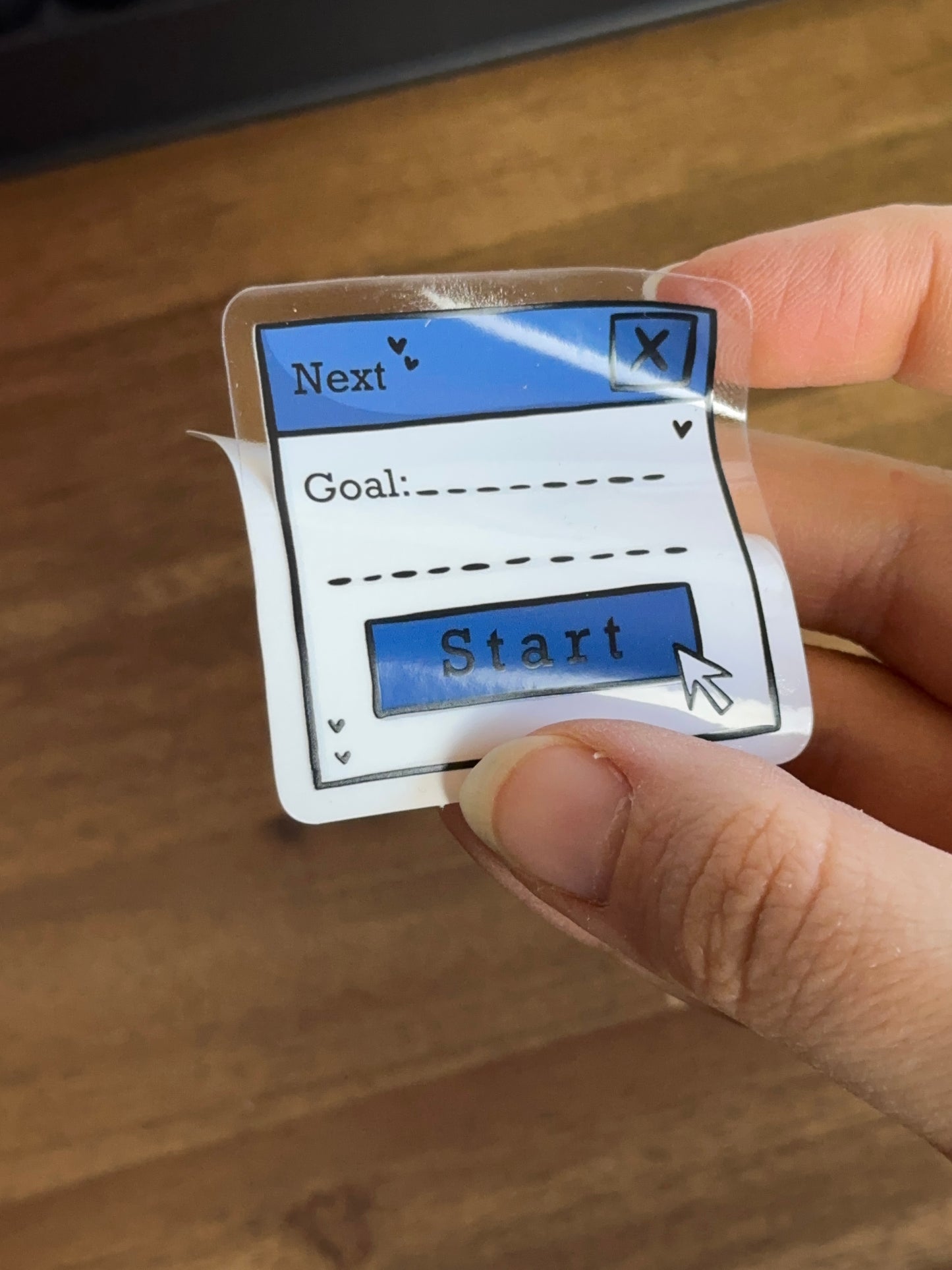 Aufkleber "Next Goal" (5-er Bundle)