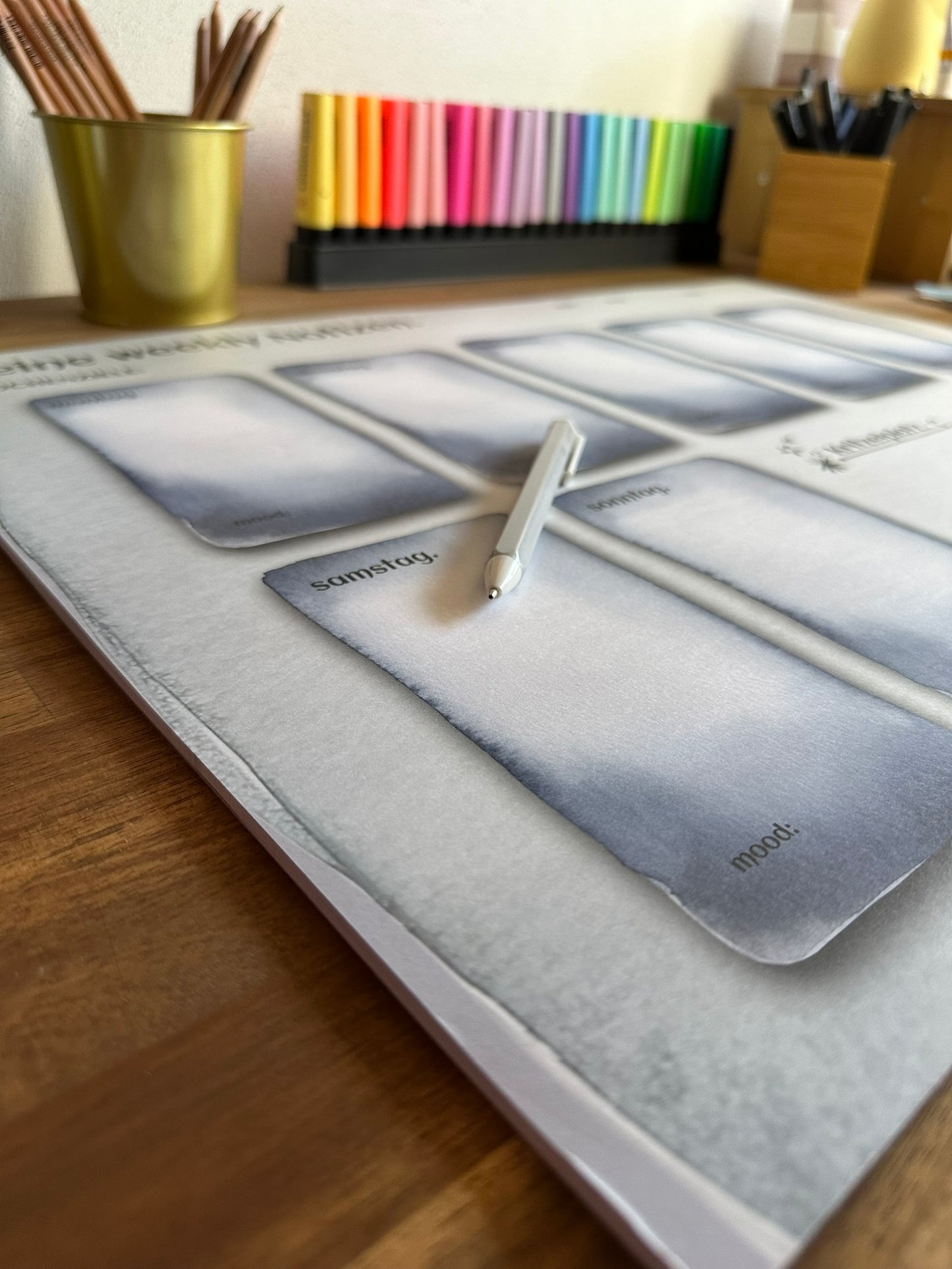 Schreibtischunterlage A2 "Weekly Organiser"