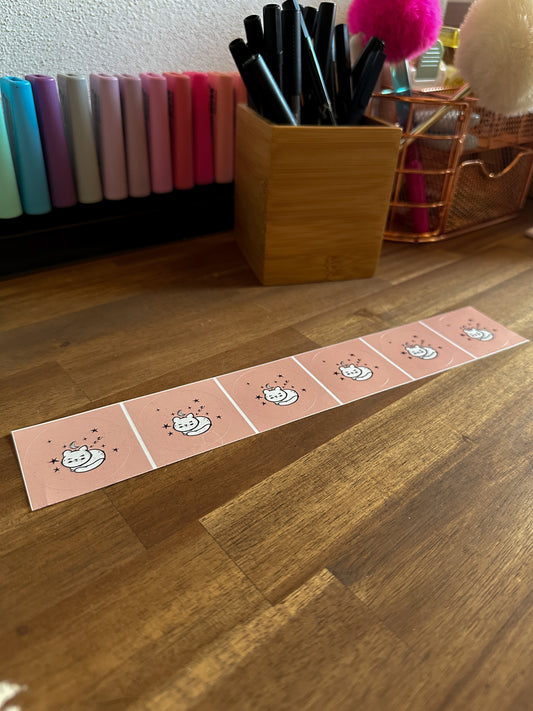 Aufkleber "Traumkatze" (6er Streifen)