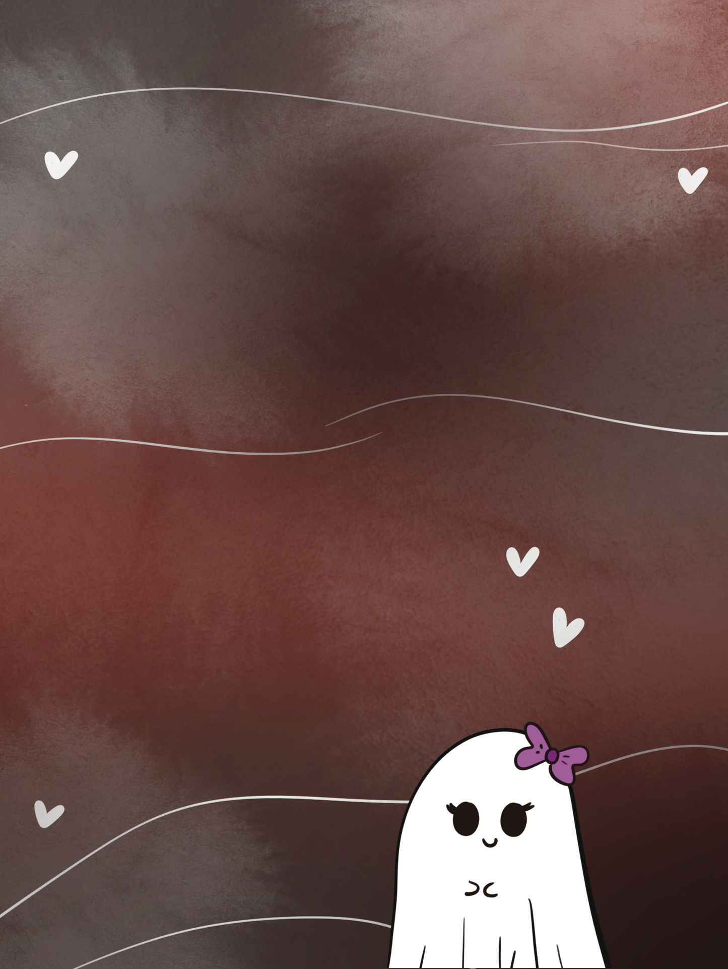 Wallpaper Lady Ghost