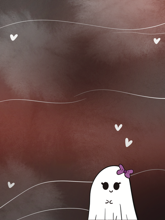 Wallpaper Lady Ghost